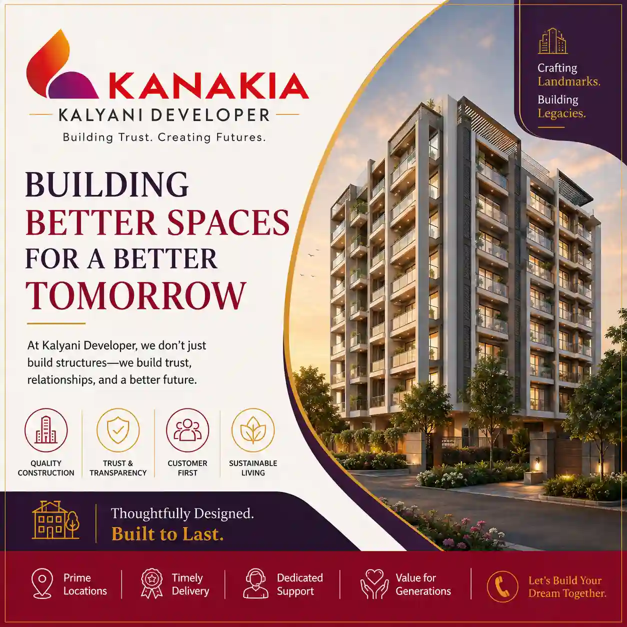 Kanakia Spaces Realty logo and brand image