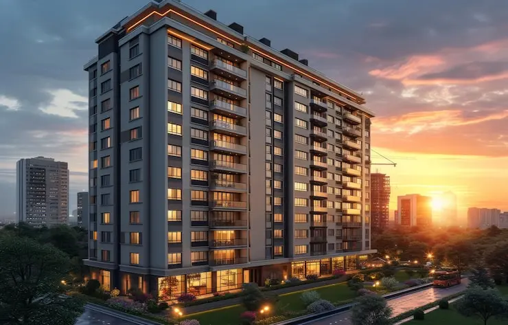 K Raheja Haji Ali luxury apartment tower exterior view Haji Ali Mumbai