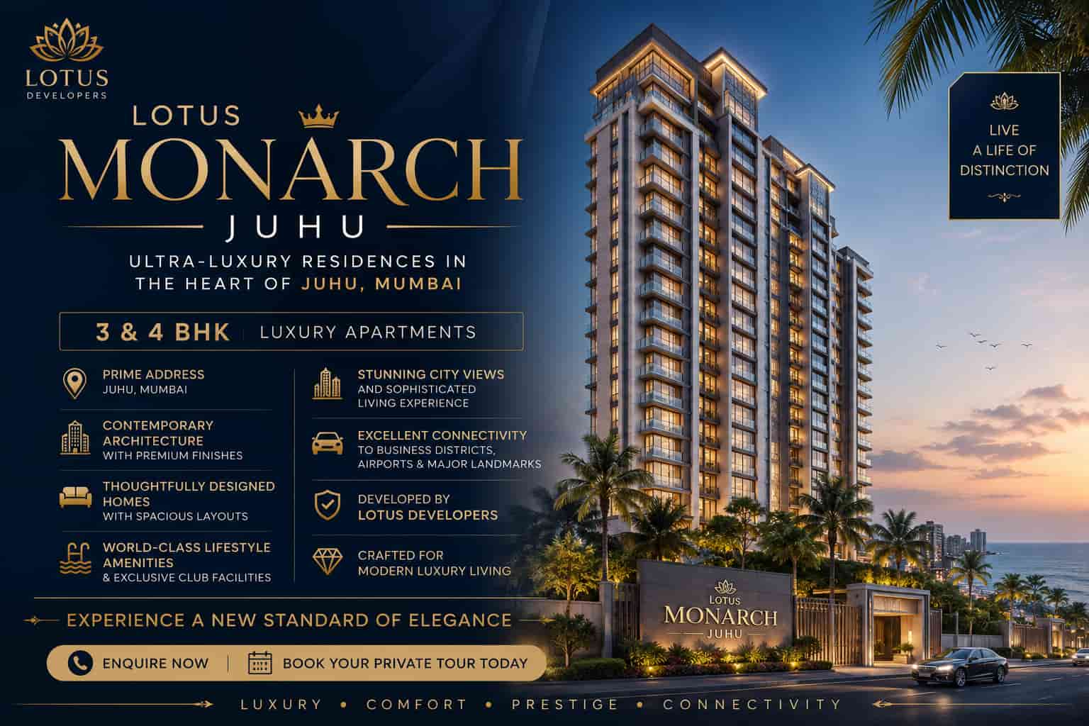 Lotus Monarch Juhu Banner Image