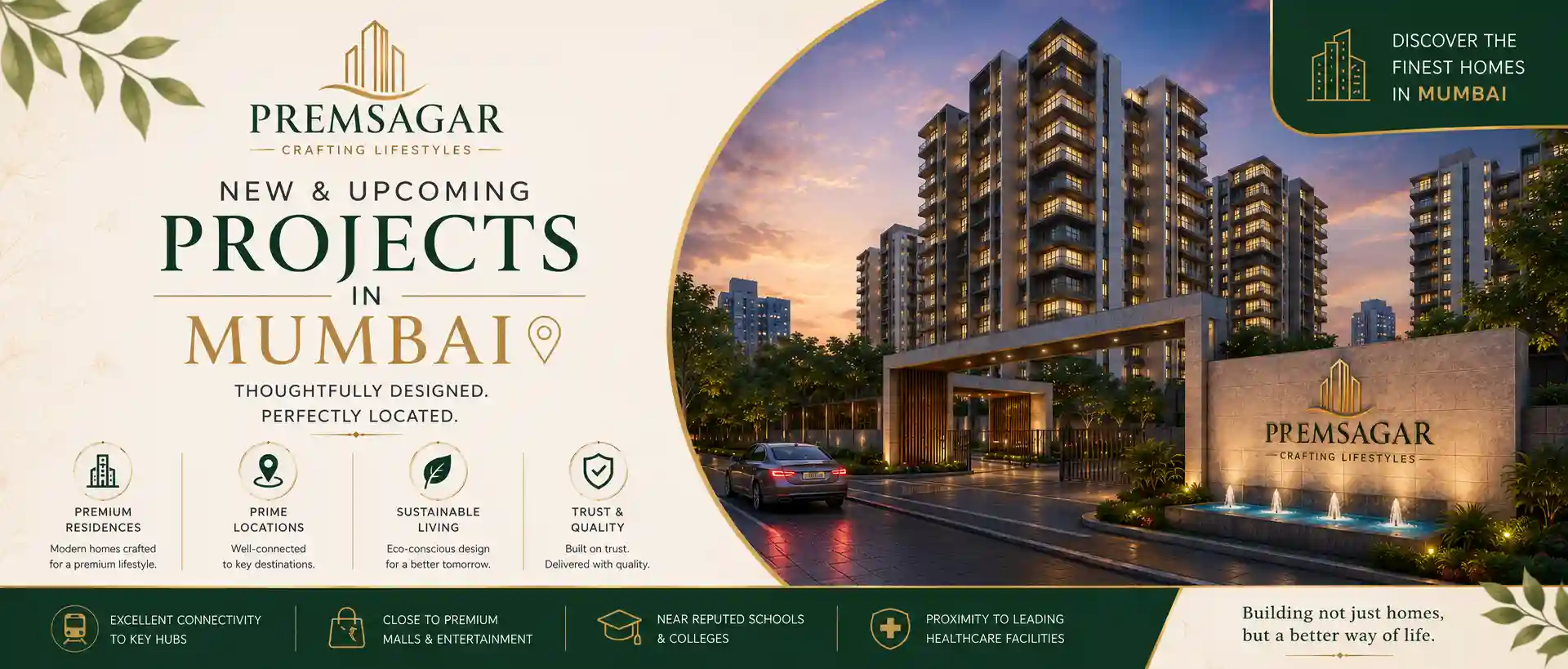 Premsagar new projects in Mumbai banner image