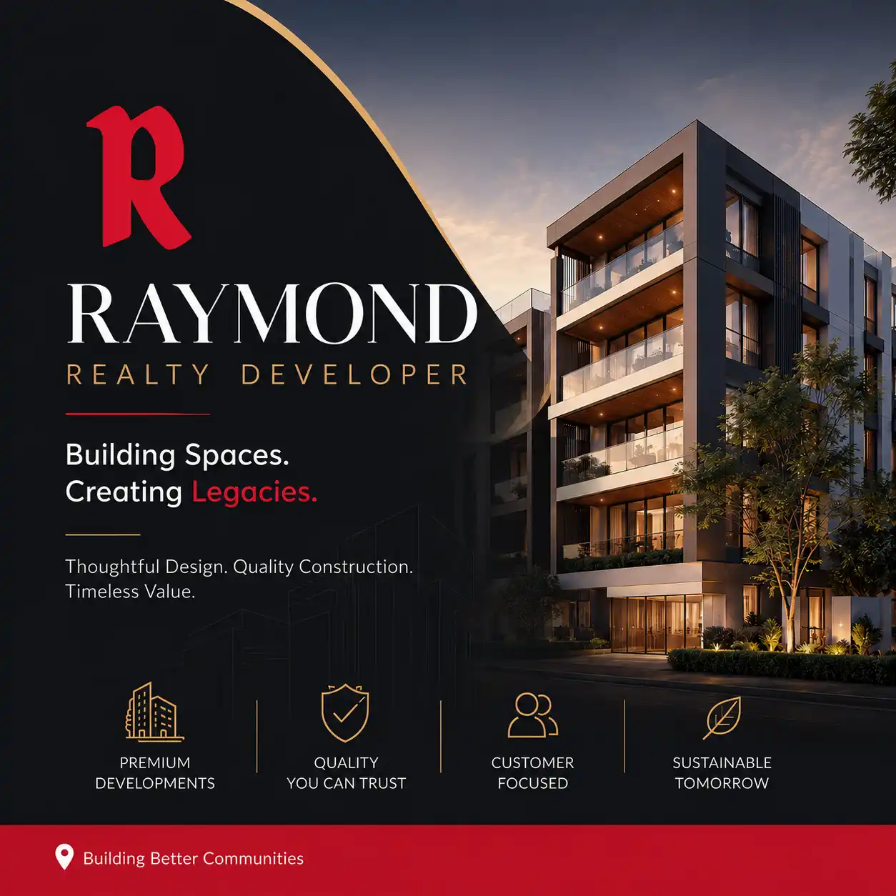 Raymond Realty logo and brand image